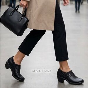 Easy Street Darcy Black Croc Comfort Wave Women’s Loafers Size 10M New With Box